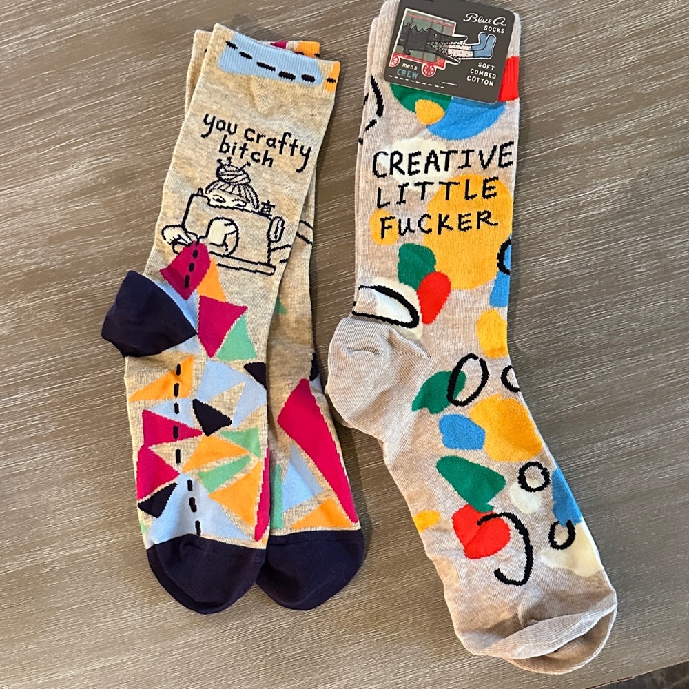 Blue Q Creative and Crafty Socks Set